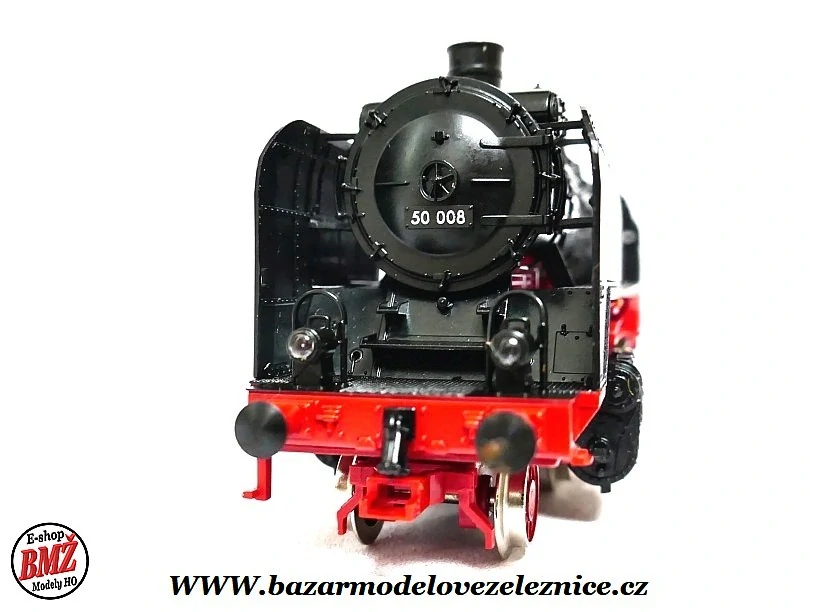 Fleischmann - DCC + KOUŘ -  Parní lokomotiva BR 50 008 DR- HO