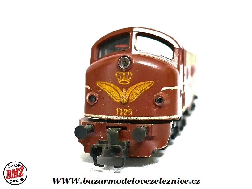Zeuke - Dieselová lokomotiva MY 1125 DSB - TT