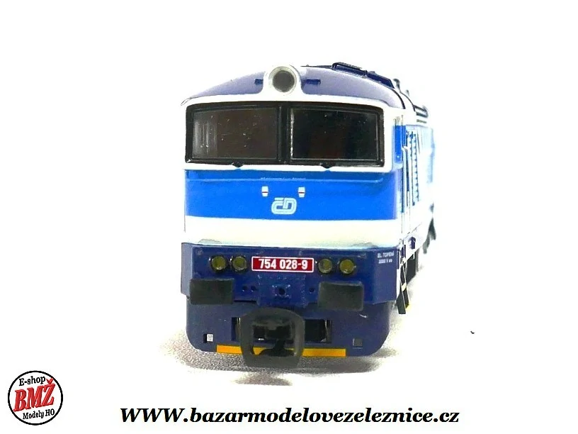   MTB - DSS - Dieselová lokomotiva 754 028 ČD Brejlovec  - TT