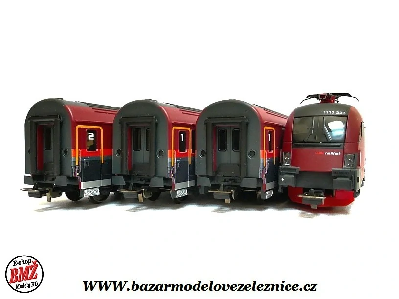 Nové Piko - DSS - Set RAILJET OBB - HO
