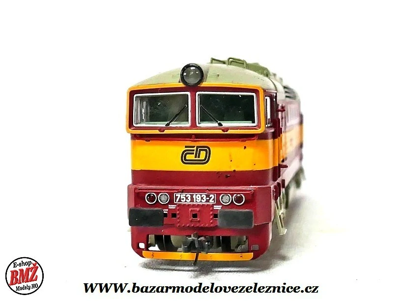 Roco - DSS - Dieselová lokomotiva 753 193-2 ČSD - TT