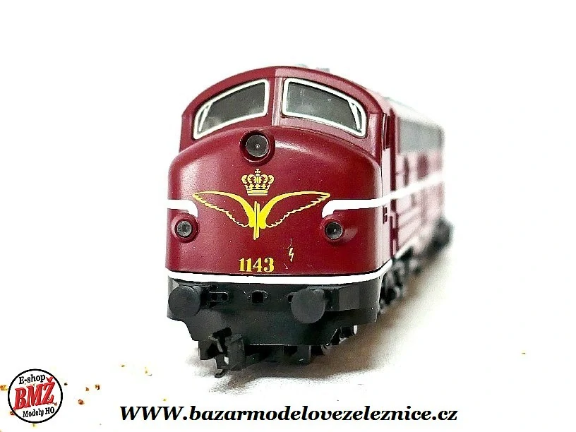 Tillig - DSS - Dieselová lokomotiva MY 1143 DSB - TT