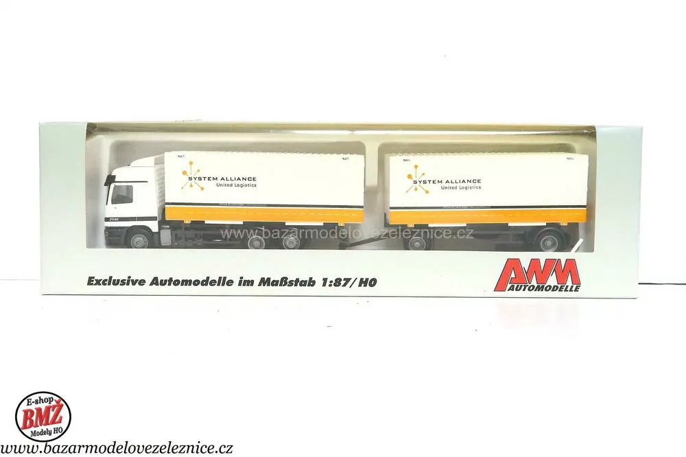 AWM - Mercedes s přívěsem -  HO