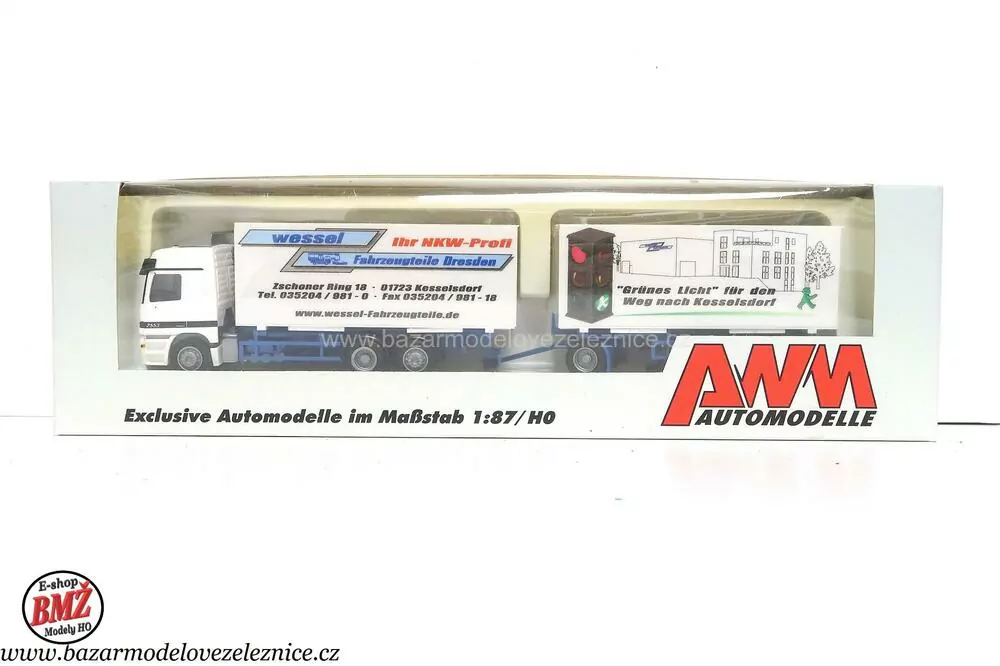 AWM - Mercedes s přívěsem -  HO