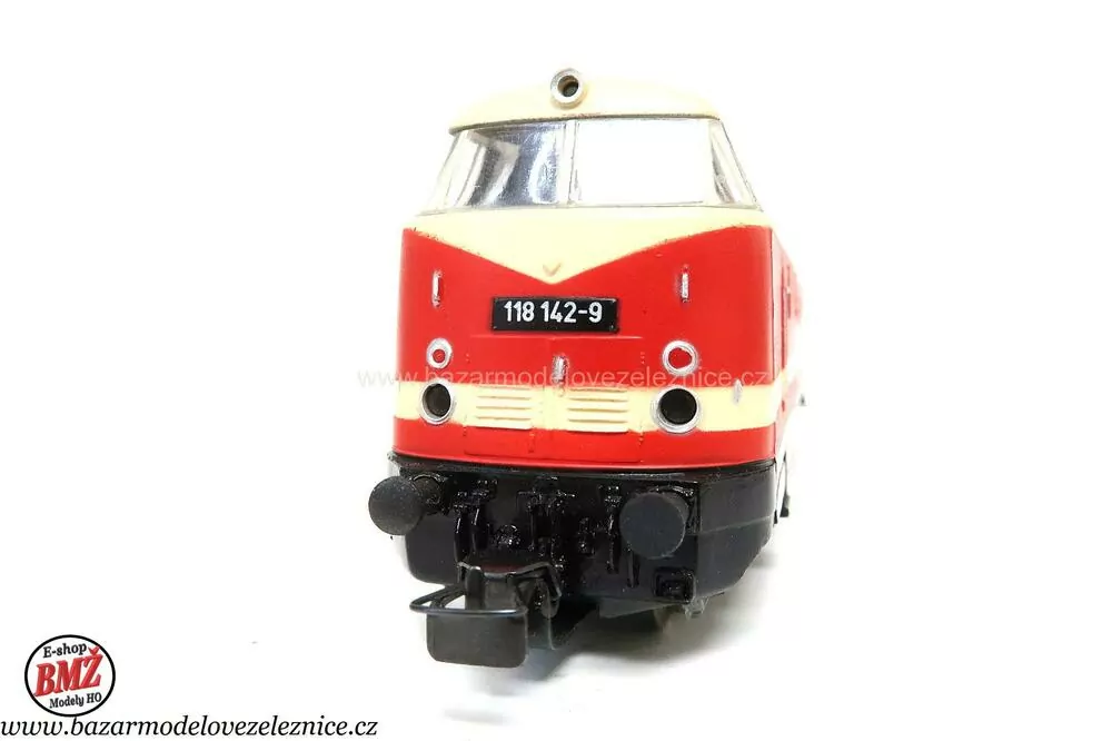 PIKO DDR - DC - Dieselová lokomotiva BR 118 142 DR - HO