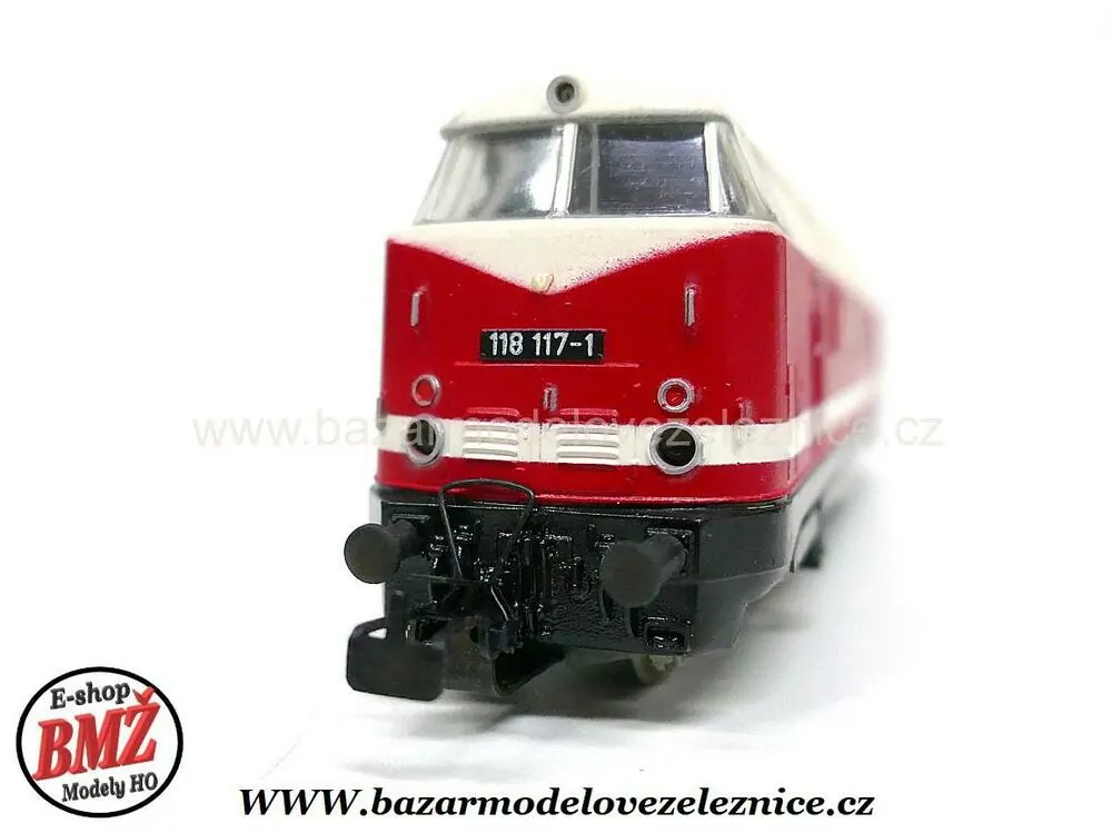 PIKO DDR - DC - Dieselová lokomotiva BR 118 117 DR - HO