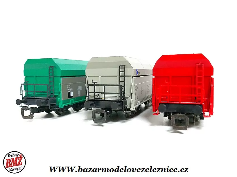Tillig - Set 3 výsypných vozů PKP - ŽSR - ČD - TT