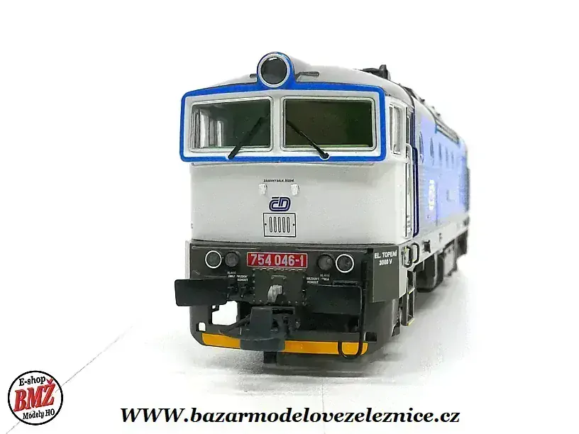 Roco - DCC + ZVUK. - Dieselová lokomotiva Brejlovec 754 046 ČD - HO