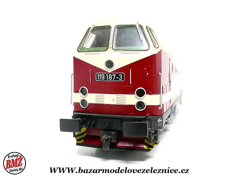 Nové Piko - DSS - Dieselová lokomotiva BR 119 187 DR - HO
