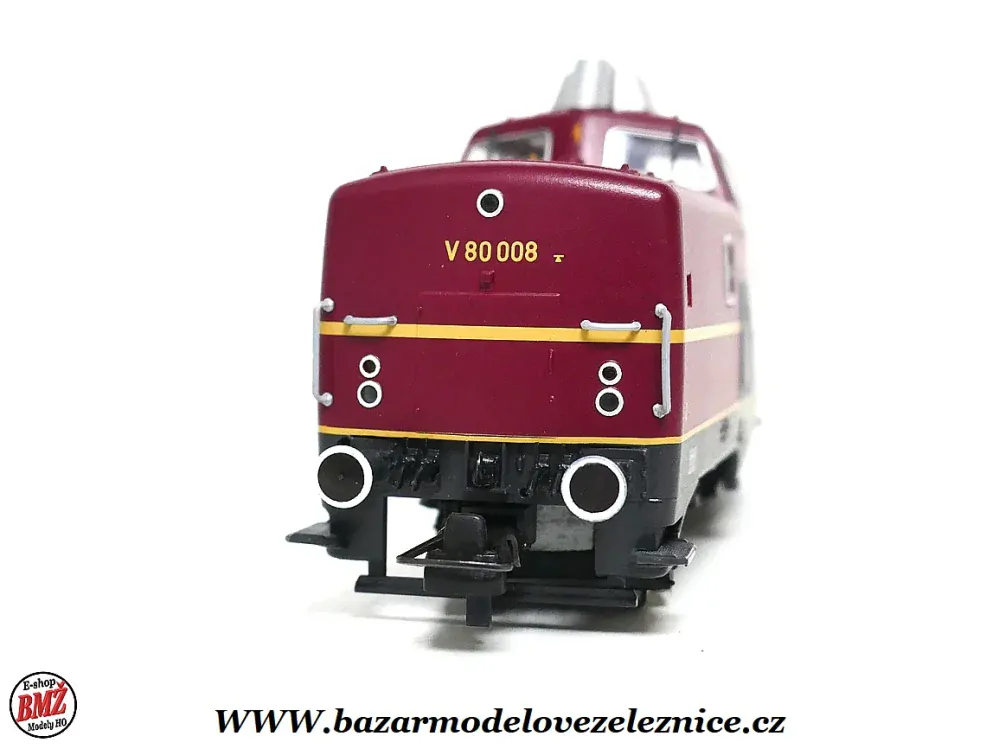 Roco - DCC - Dieselová lokomotiva V 80 008 DR - HO