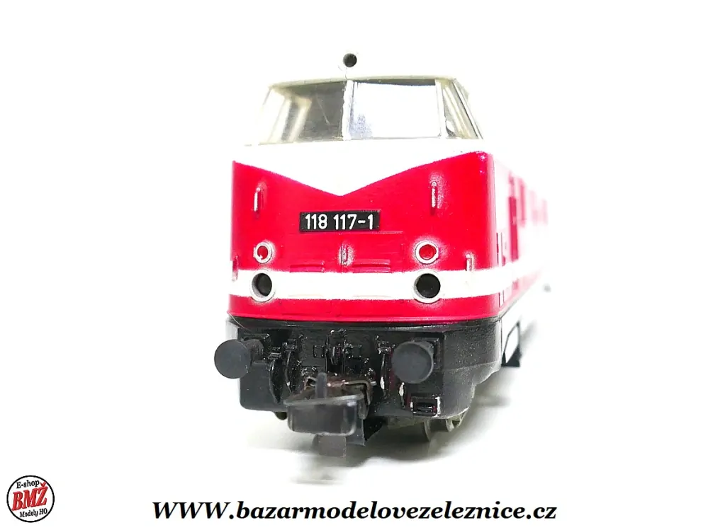 PIKO DDR - DC  - Dieselová lokomotiva BR 118 117  DR - HO