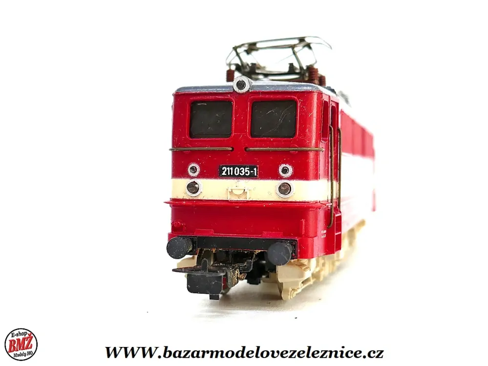 Piko DDR - DC - Elektrická lokomotiva E 211 035 DR - HO