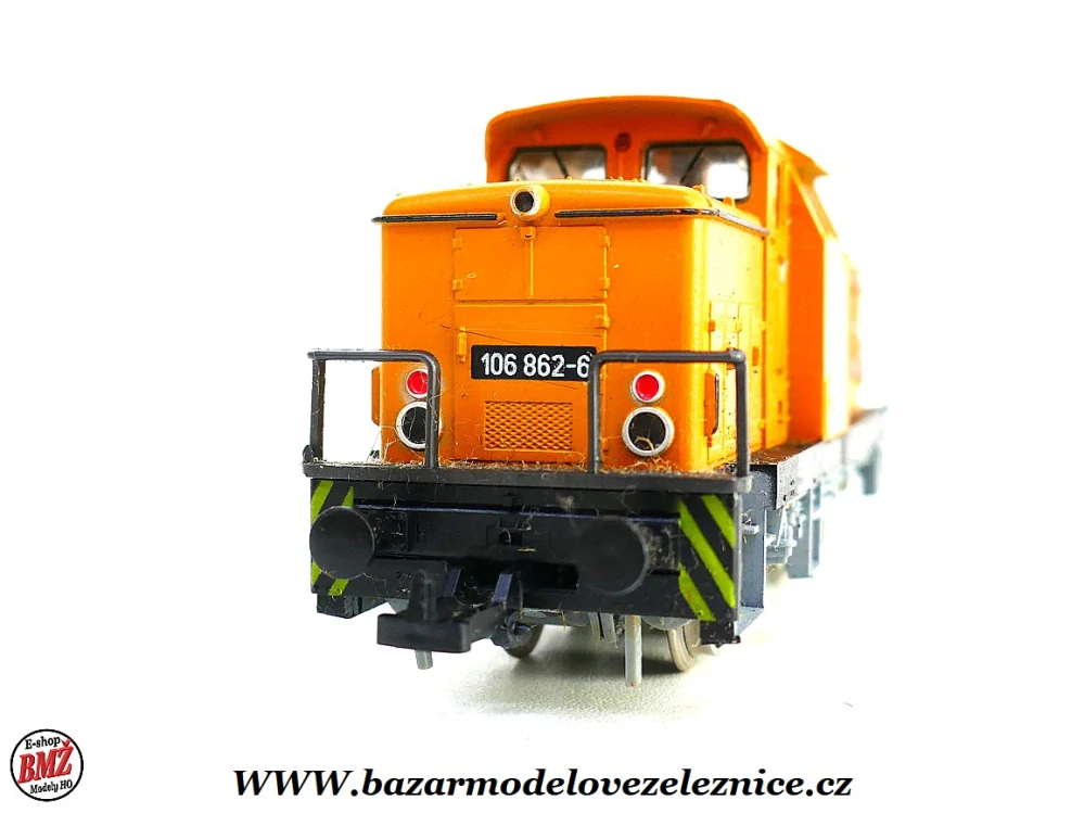 Piko DDR - DC - Dieselová lokomotiva BR 106 256 DR - HO