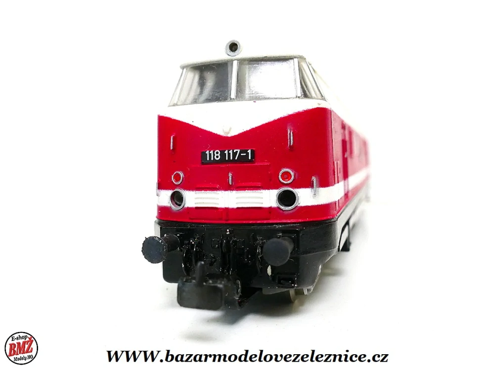 Piko DDR - DC - Dieselová lokomotiva BR 118 117 DR - HO