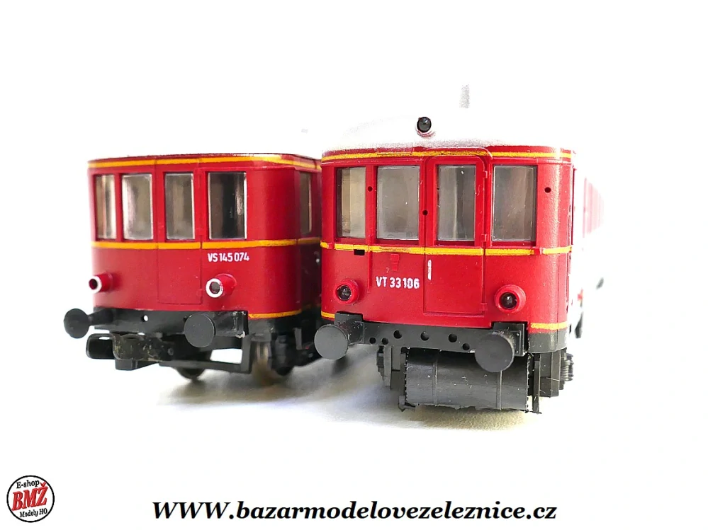 PIKO DDR - DC - Dieselová souprava BR 185/195 DB - HO