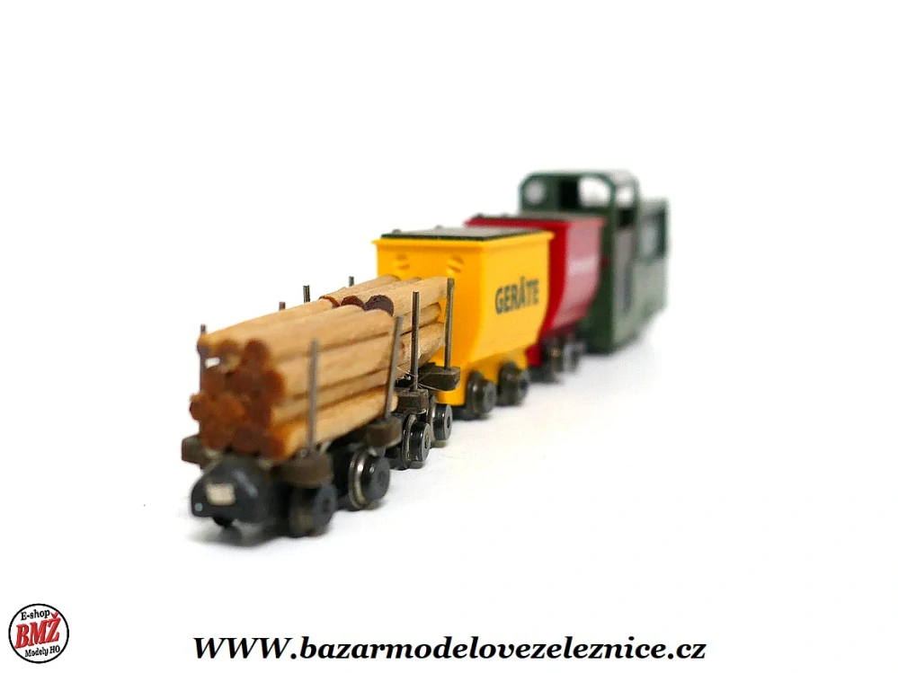 Busch - Set důlní lokomotivou Grubenbahnlok B 360, - HOf