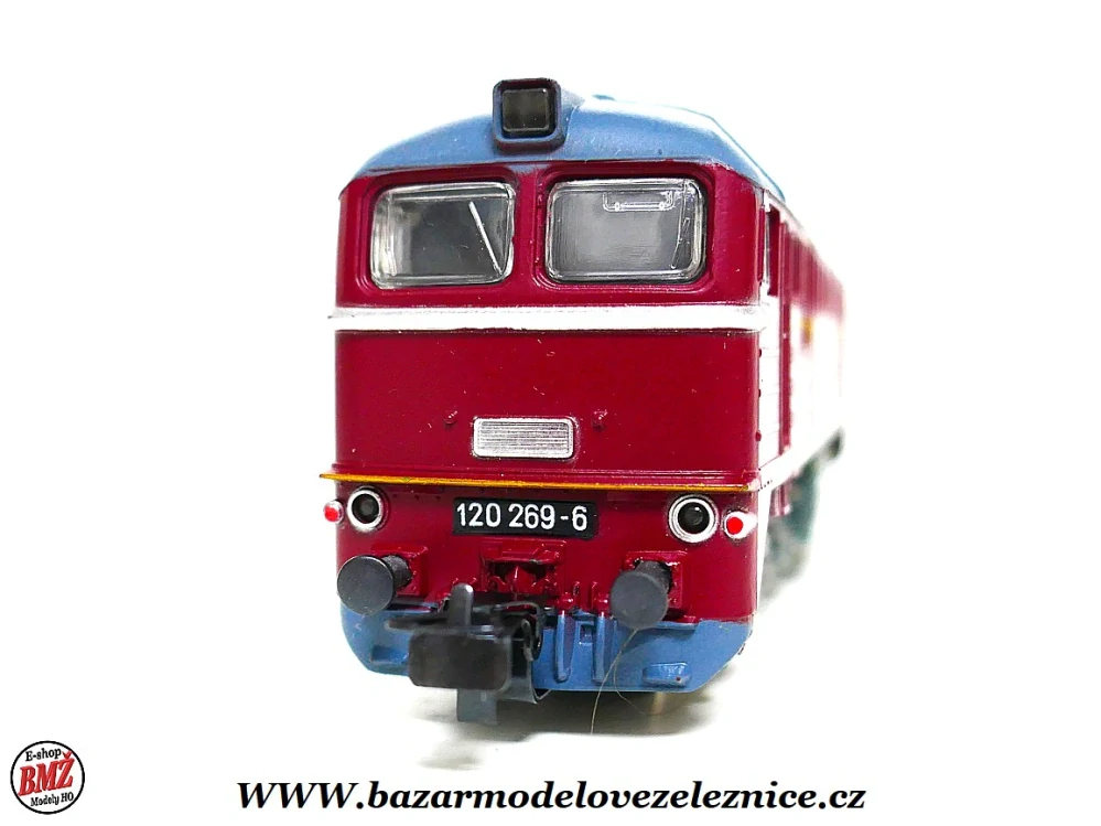 Piko DDR - DC - Dieselová lokomotiva BR 120 245 DR - HO