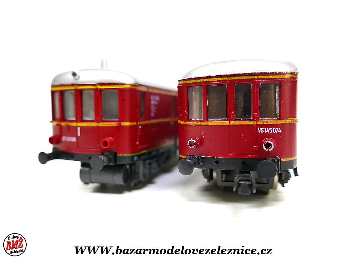 PIKO DDR - DC - Dieselová souprava BR 185/195 DB - HO