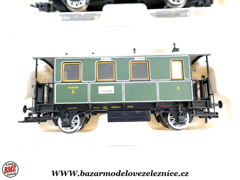 Fleischmann - Set 4 osobních vozů K.Bay.Sts.B. - HO
