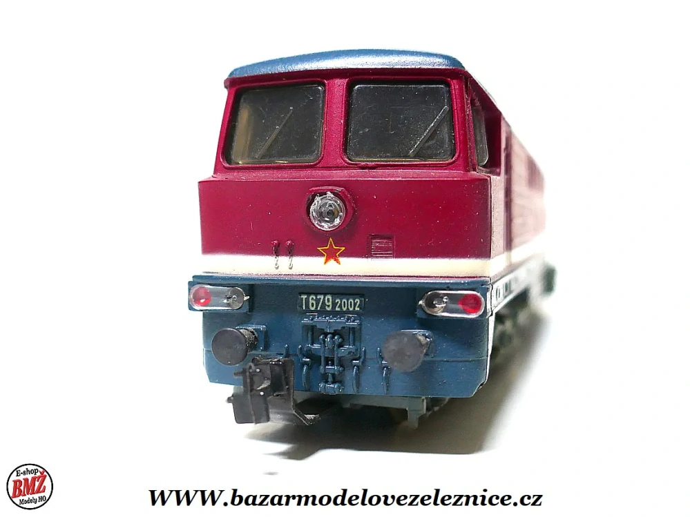 PIKO DDR - DC - Dieselová lokomotiva T 679 2002 ČSD- HO