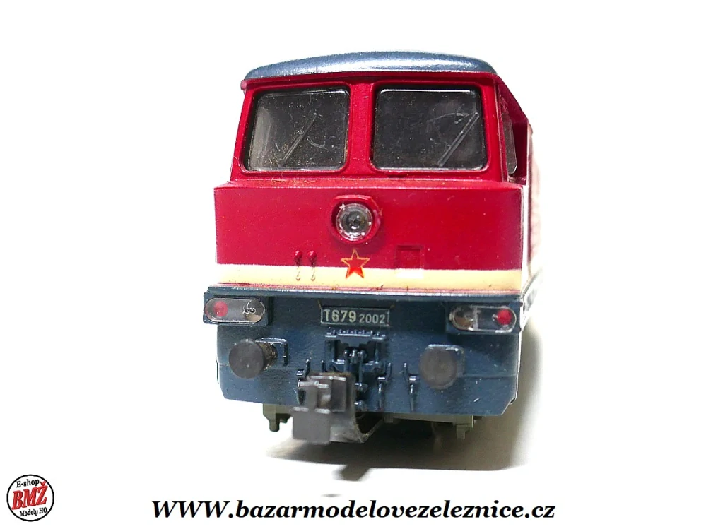 PIKO DDR - DC - Dieselová lokomotiva T 679 2002 ČSD- HO