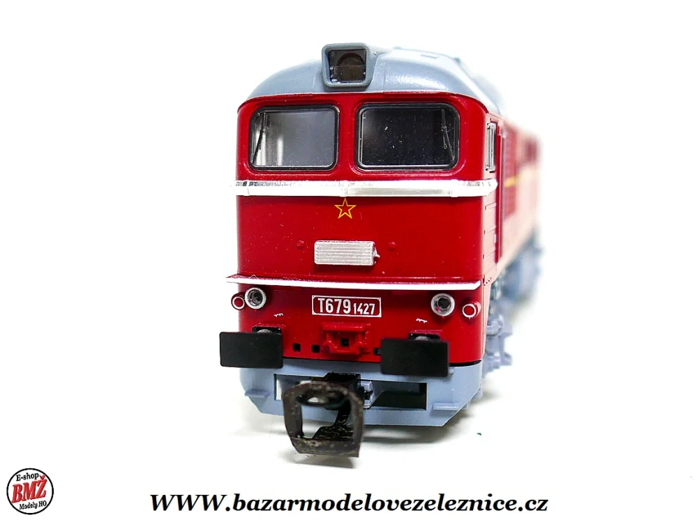 Roco - DCC + ZVUK - Dieselová lokomotiva T679 ČSD Sergej -  TT