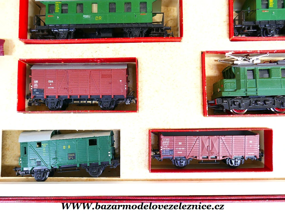 Piko DDR - DC - Set s BR 50 + E 44 + vozy a koleje - HO