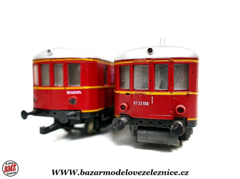 PIKO DDR - DC - Dieselová souprava BR 185/195 DB - HO