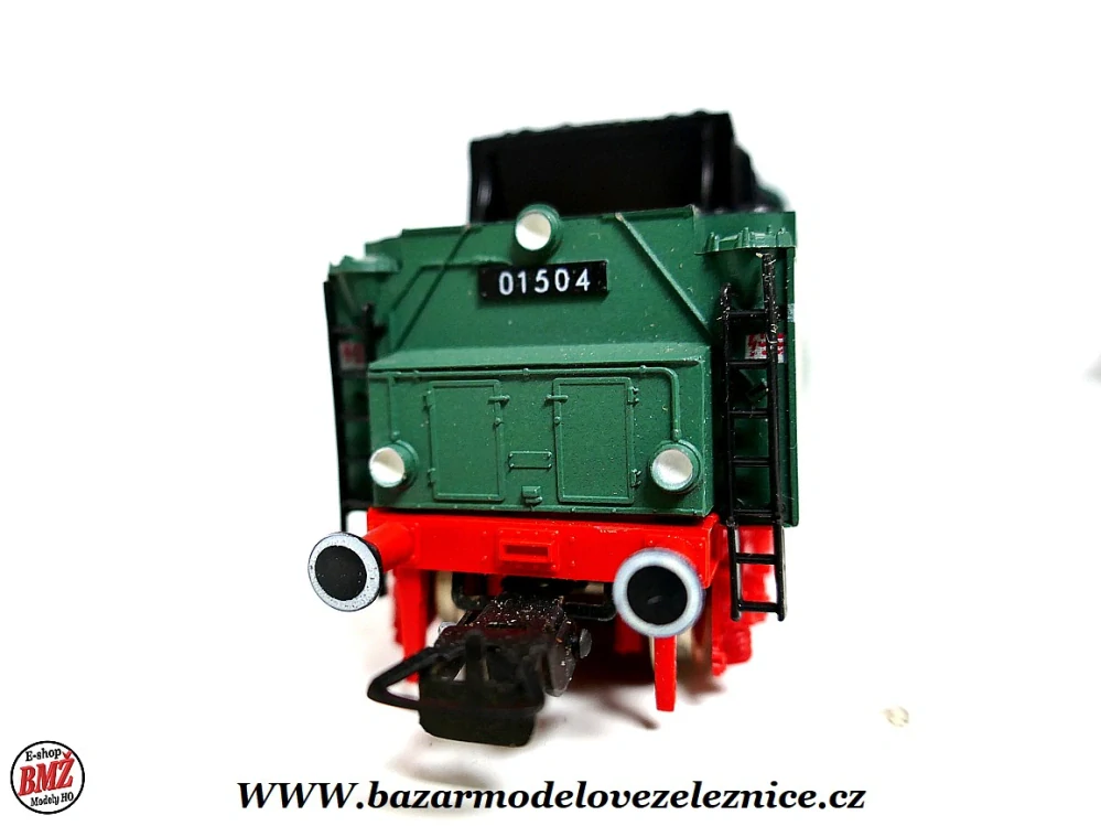 Rarita - Piko DDR - DC - Parní lokomotiva BR 01 504 DR zelená - HO