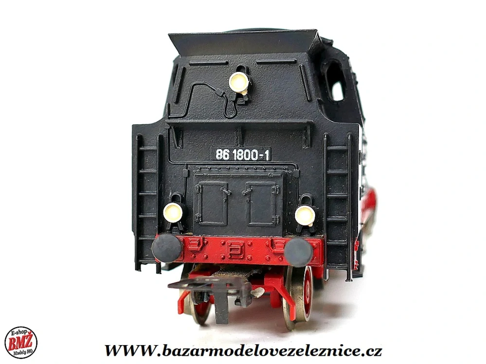 Piko DDR - DC - Parní lokomotiva BR 86 1800 DR - HO