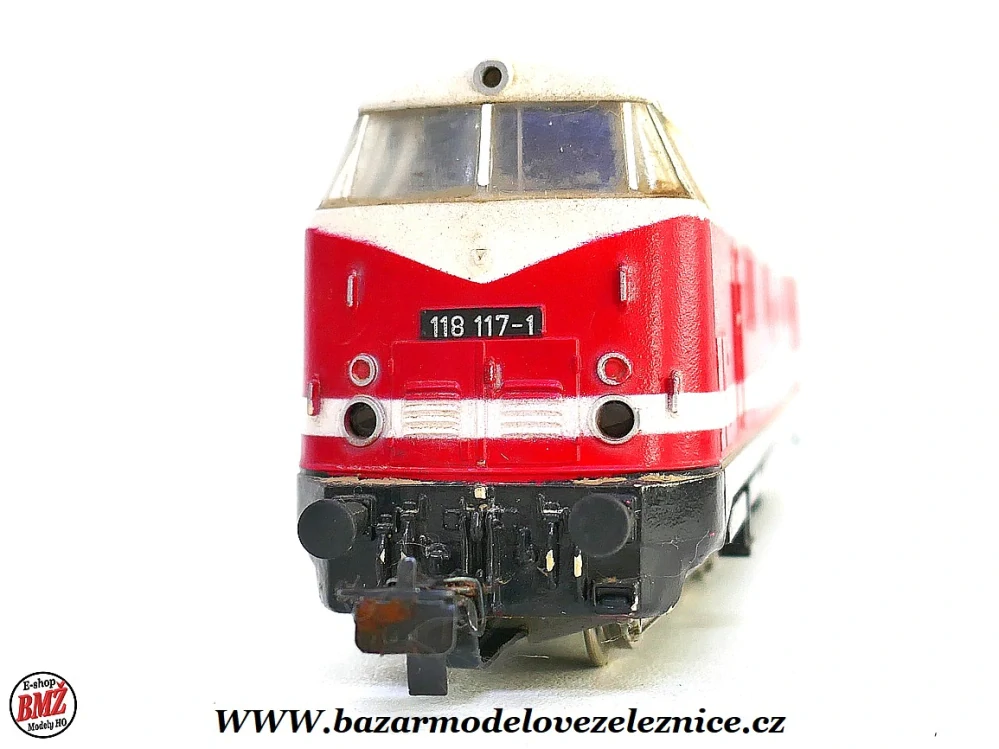 PIKO DDR - DC - Dieselová lokomotiva BR 118 117 DR - HO