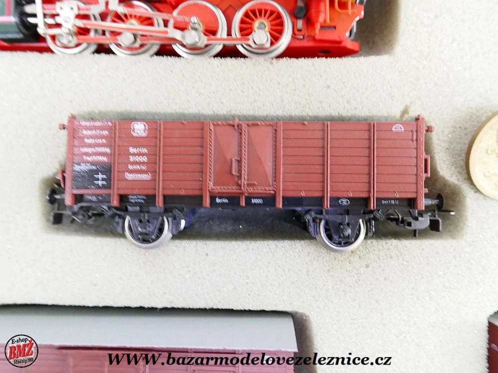 Piko DDR - DC - Set s BR 55 K.P.E.V. + 3 nákl. vozy - HO