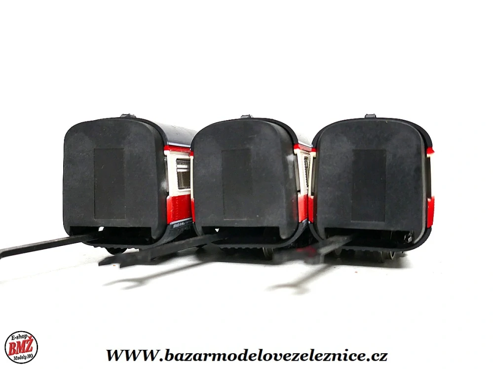 Roco - Set 3 osobních vozů VT11 Max Libermann TEE - HO