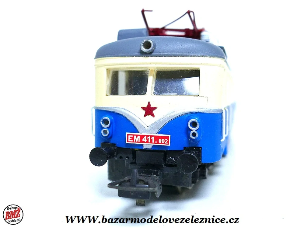 Maloserie - DC - Elektrický vůz EM 411 ČSD -  HO