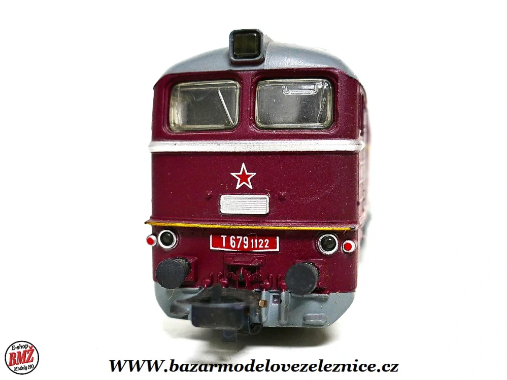 PIKO DDR - DC  - Dieselová lokomotiva T 679 1122 ČSD - HO