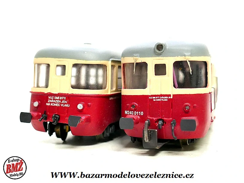 Maloserie - DC - Motorový vůz M 240 ČSD + přívěsný - HO