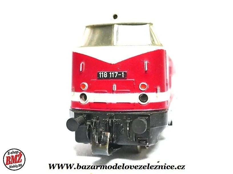 PIKO DDR - DC - Dieselová lokomotiva BR 118 117 DR - HO