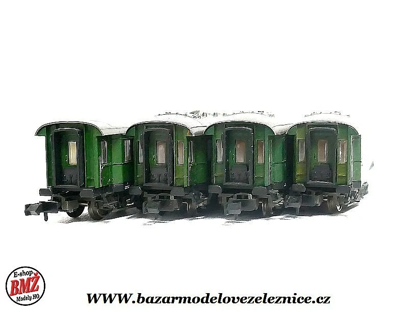 Fleischmann - Set 4 osobních vozů DRG orlice - N