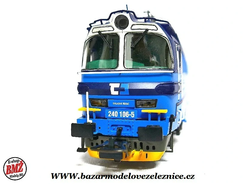 Nové Piko - DCC - Elektrická lokomotiva Laminátka 240 106 - ČD Cargo HO