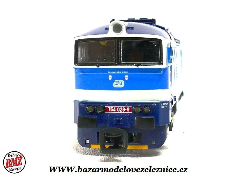   MTB - DSS - Dieselová lokomotiva 754 028 ČD Brejlovec  - TT