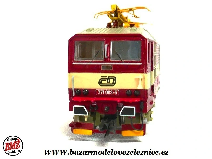 Kuehn - DSS - Elektrická lokomotiva 371 003 ČD Bastard TT