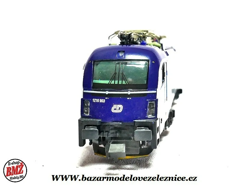 Hobbytrain - DCC + ZVUK- Elektrická lokomotiva RH 1216 903 CD Intercity - N