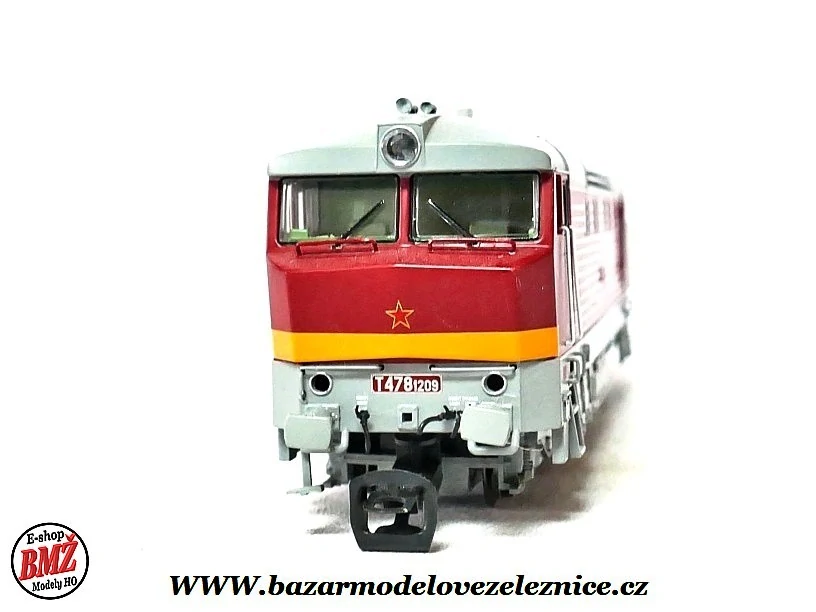 Roco - DCC - Dieselová lokomotiva T 478.1209 ČSD - TT