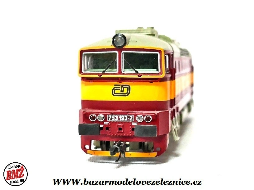 Roco - DSS - Dieselová lokomotiva 753 193-2 ČSD - TT