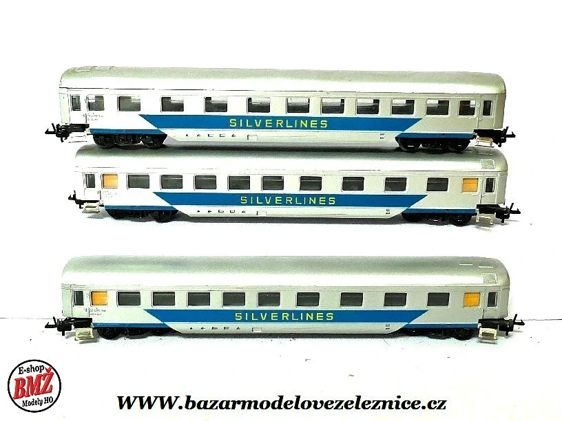 Zeuke - Set V 200 Silverlines + 3 os. vozy - TT