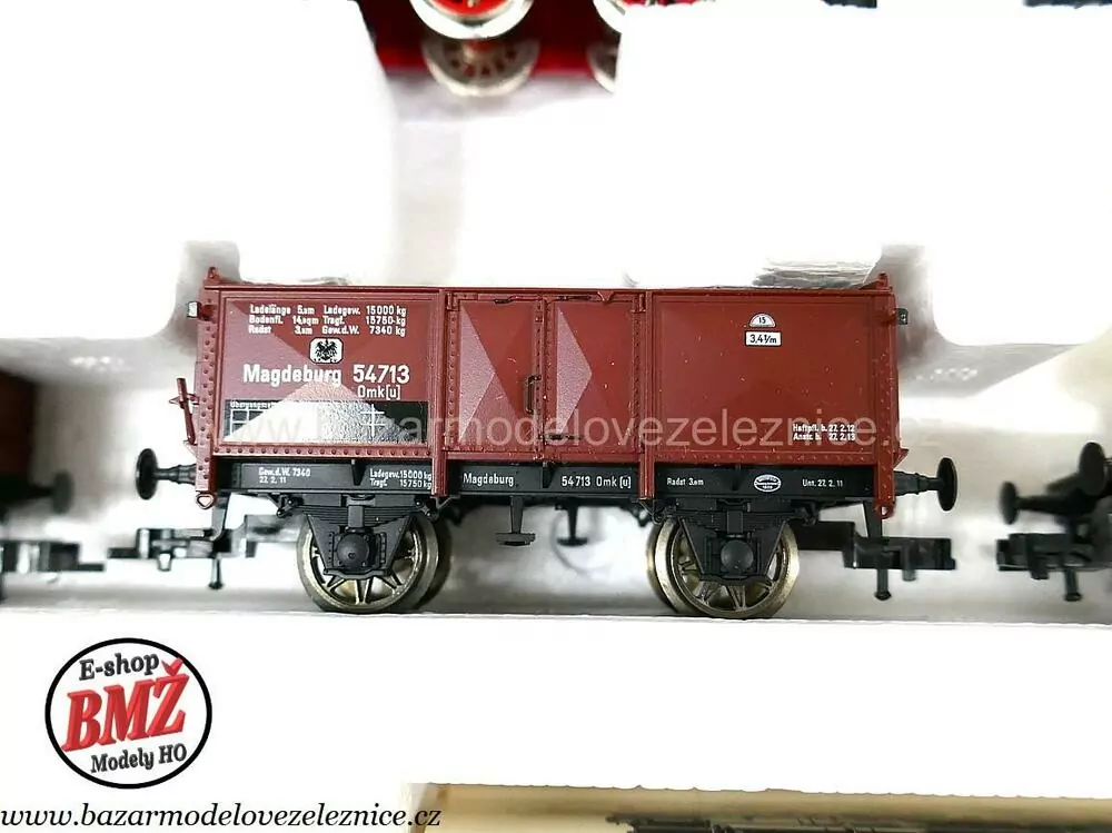 Fleischmann - DC - Set s BR 53 K.P.E.V. + 5 nákl. vozů - HO