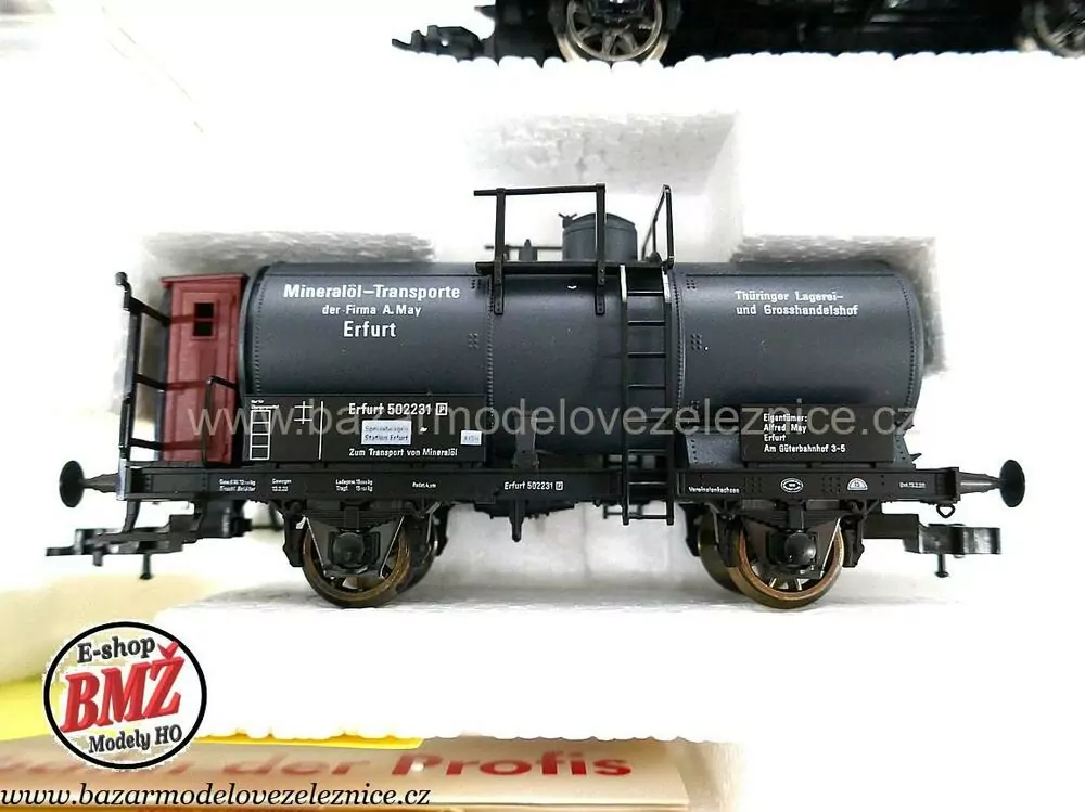 Fleischmann - DC - Set s BR 55 K.P.E.V. + 6 nákl. vozů - HO
