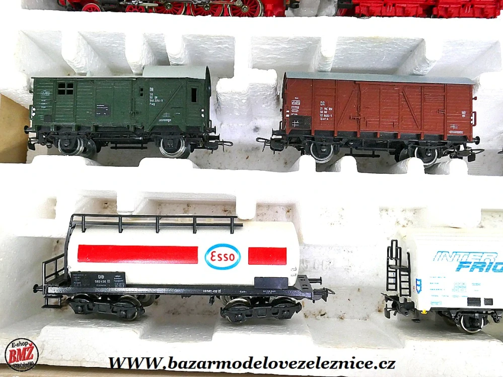 Piko DDR - DC - Set s BR 38 DR + 5 Nákl. vozy - HO