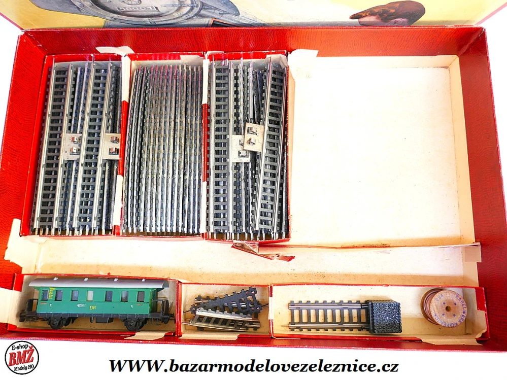 Piko DDR - DC - Set s BR 50 + E 44 + vozy a koleje - HO