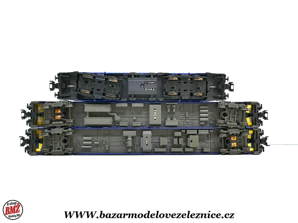Trix - DCC + ZVUK - Set s elektrickou lokomotivou 380 + 2 OSOB. vozy ČD - HO